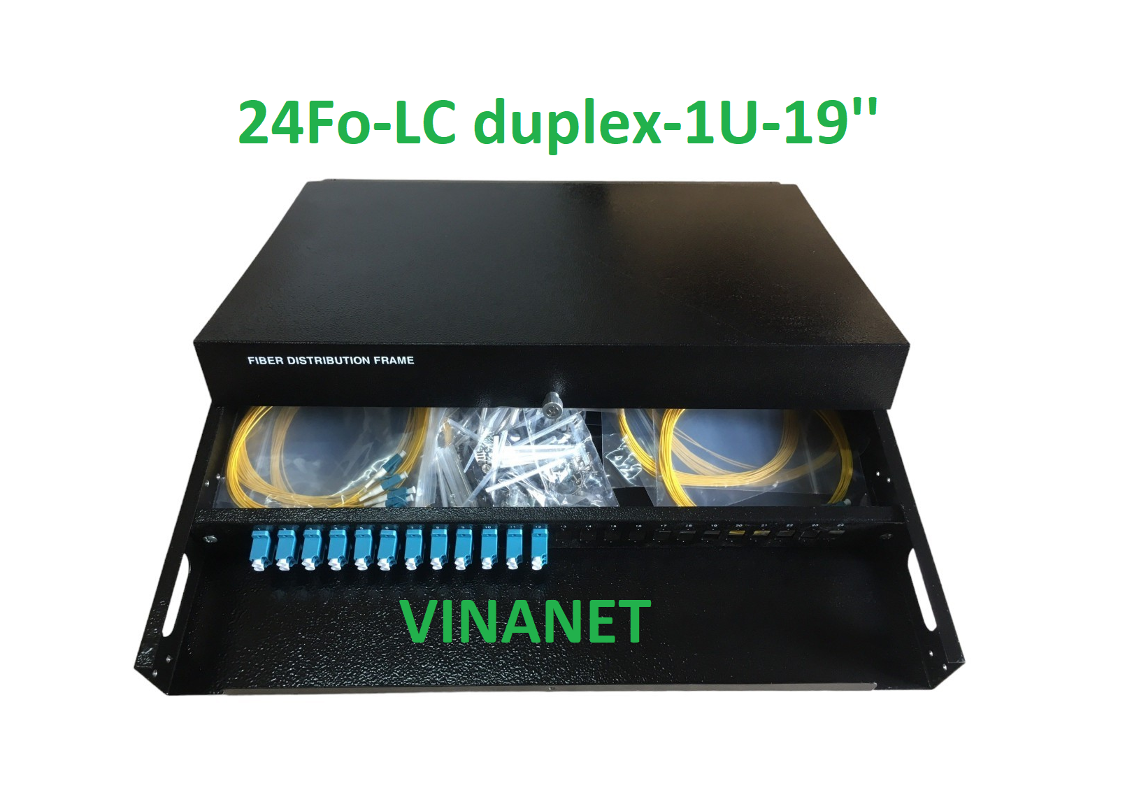 ODF 24Fo Indoor rack full phụ kiện LC