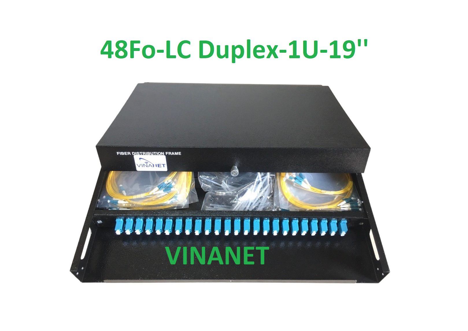 ODF 48Fo Indoor rack full phụ kiện LC