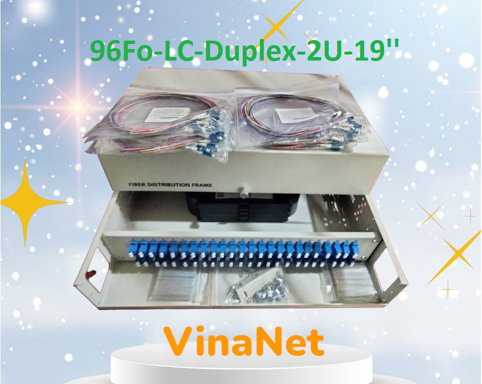 ODF 96Fo Indoor rack full phụ kiện LC