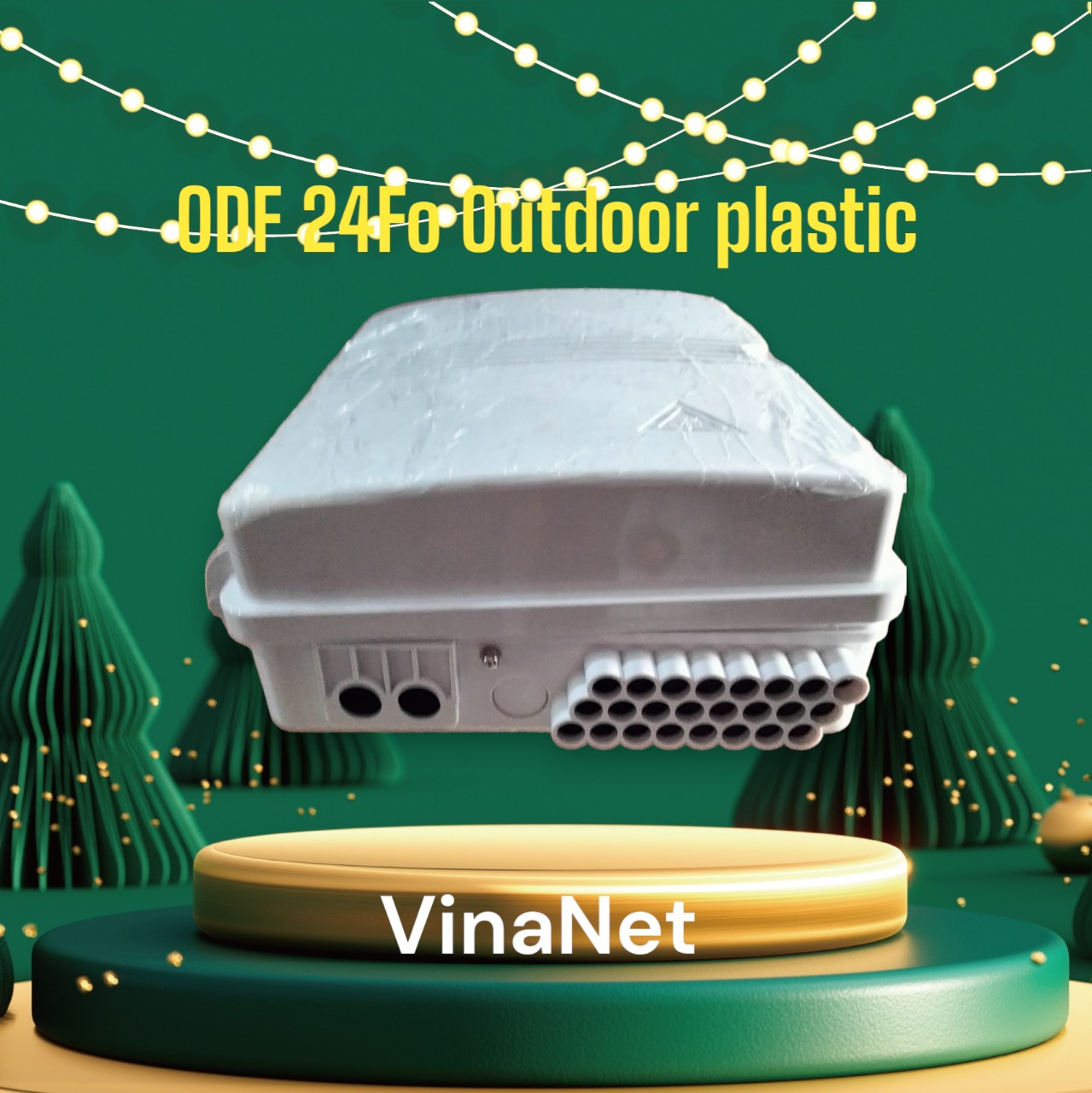 ODF 24Fo Outdoor nhựa full phụ kiện